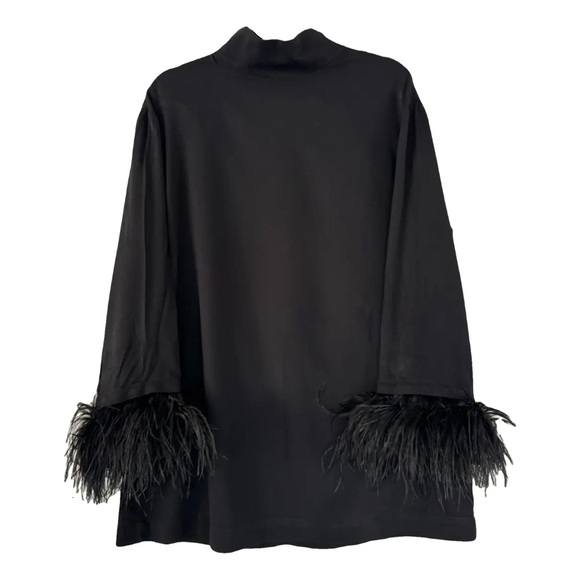 Sleeper Dresses & Skirts - Sleeper Feather Trim Mini Dress